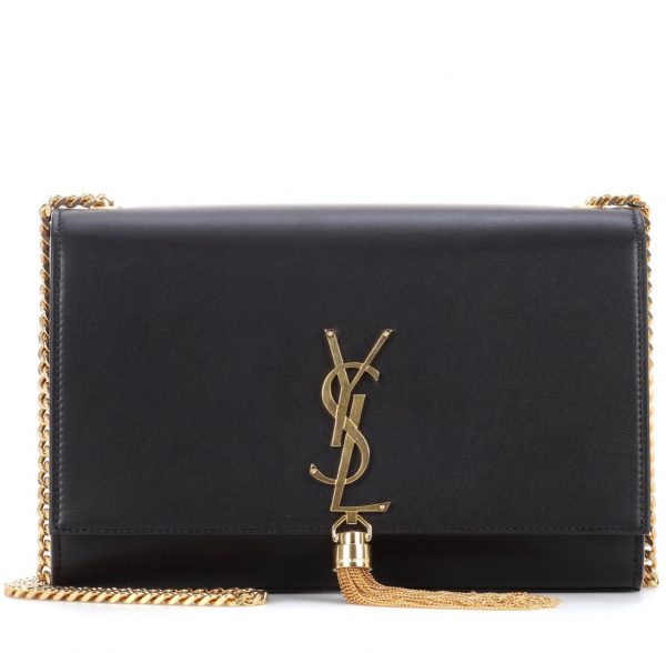 ysl black gold bag