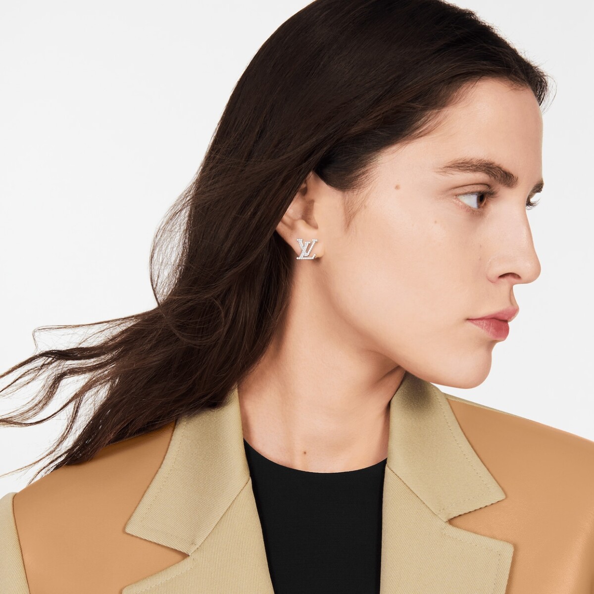 LOUIS VUITTON – ICONIC – LOGO Louise Hoop Earrings – Gold – Designer Dress  Hire Australia